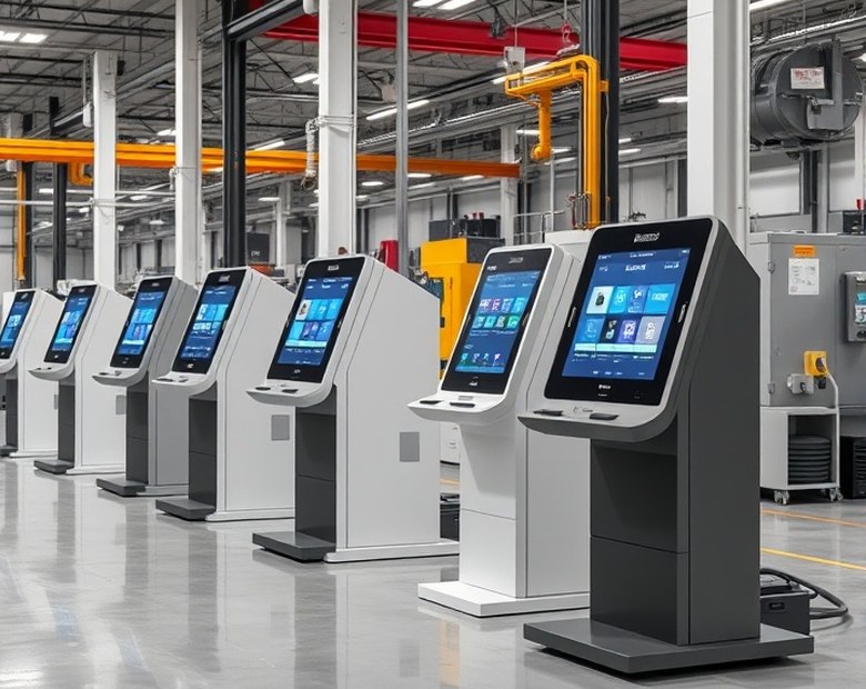 Línea de producción de terminales de autoservicio